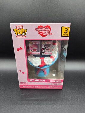 Funko Bitty Pop Bouquet My Melody & Kuromi Set – Sanrio 3pc NIB